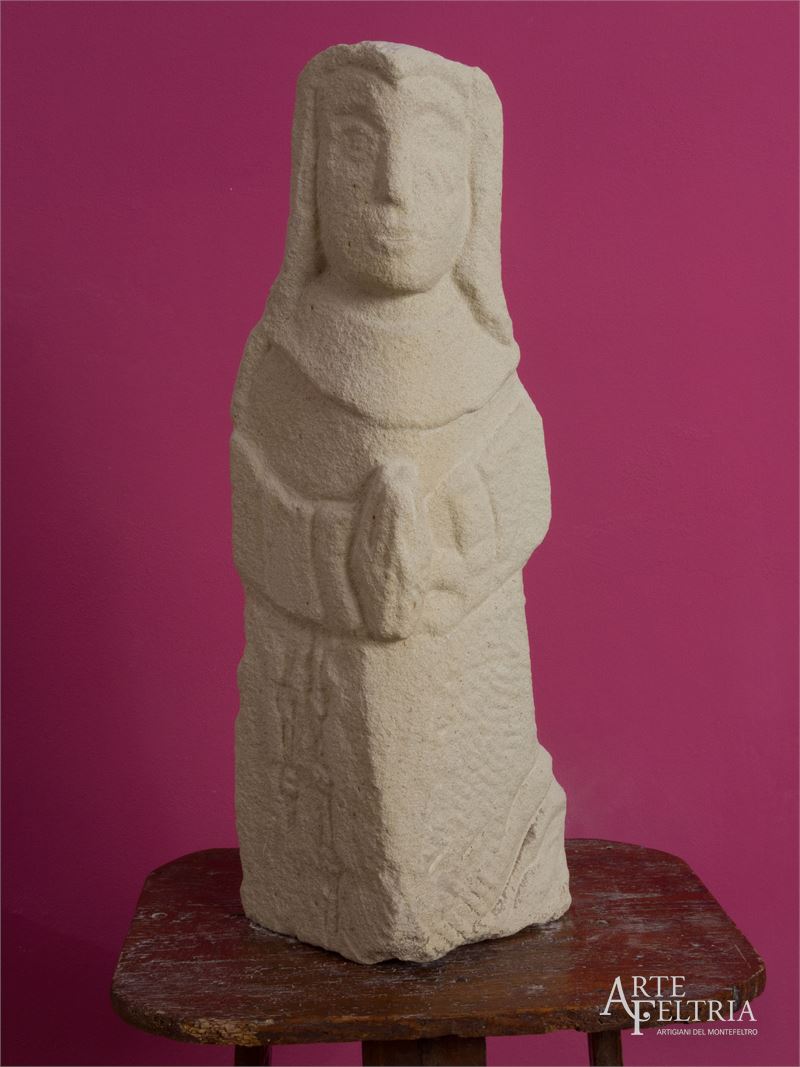 Frate orante |scultura