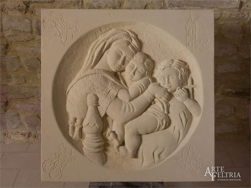 Madonna con Bambino e San Giovannino |altorilievo